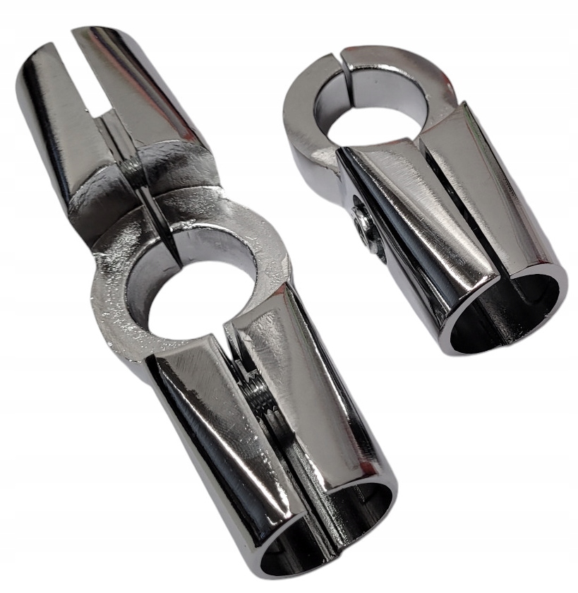 Złącze trzyramienne fi25 chrom