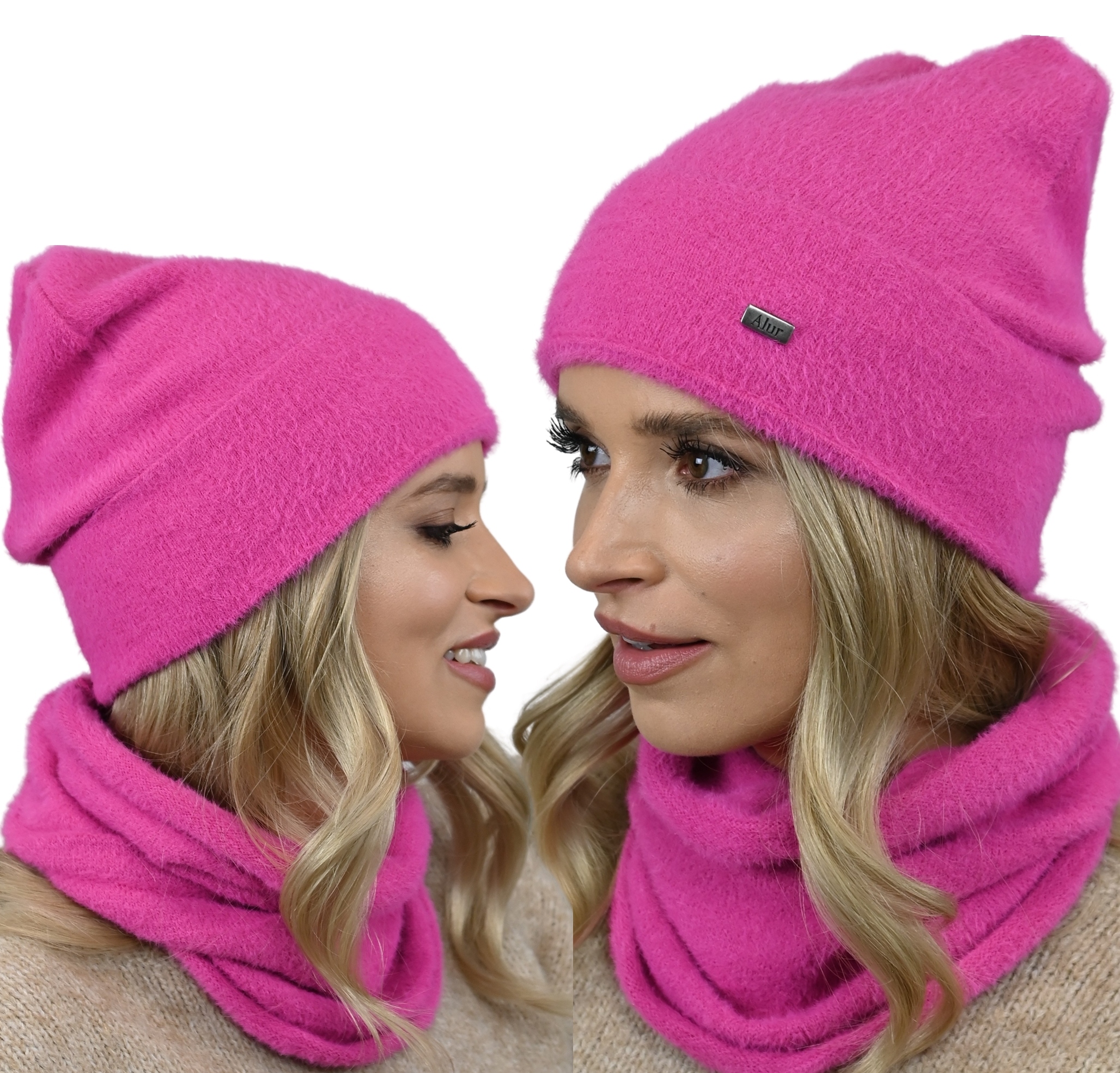 

Zimowy Przyjemny Komplet Damski Alpaka AL3