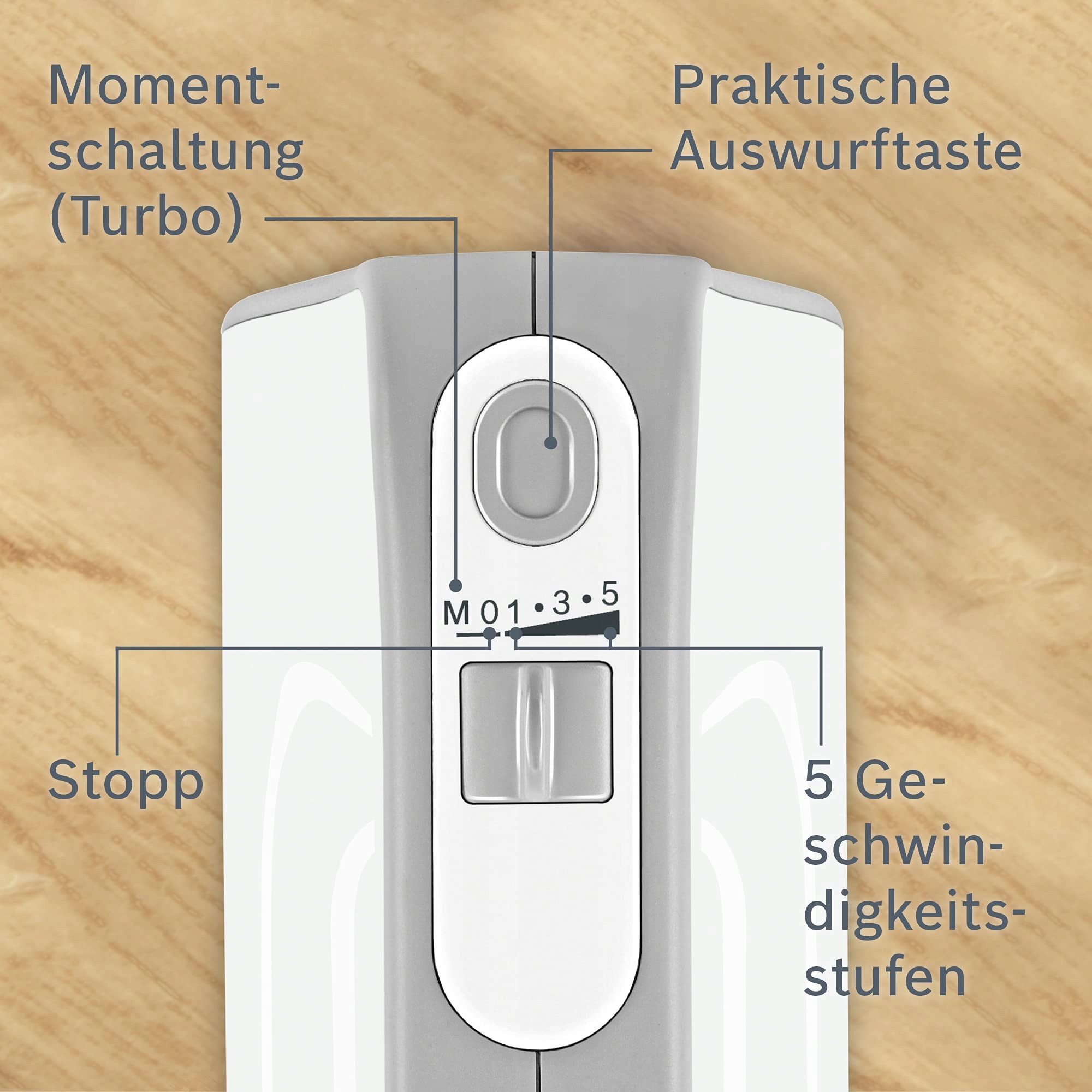 BOSCH Styline Mikser Ręczny Zestaw 550W Biały — miniatura 6