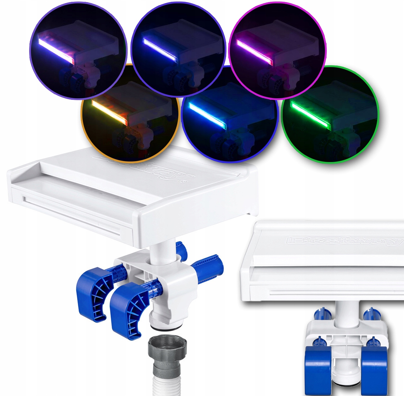 Vodopád Do Bazéna, Sprcha S Led Osvetlením, Farby Kaskáda Bestway