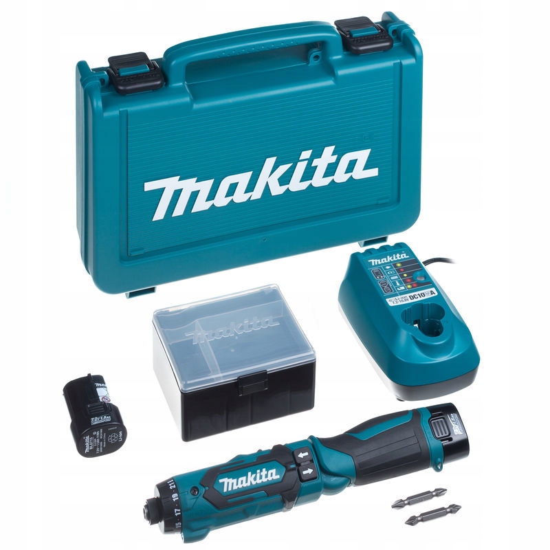 

Wkrętarka Makita DF012DSE aku 7.2V 2x1.5Ah