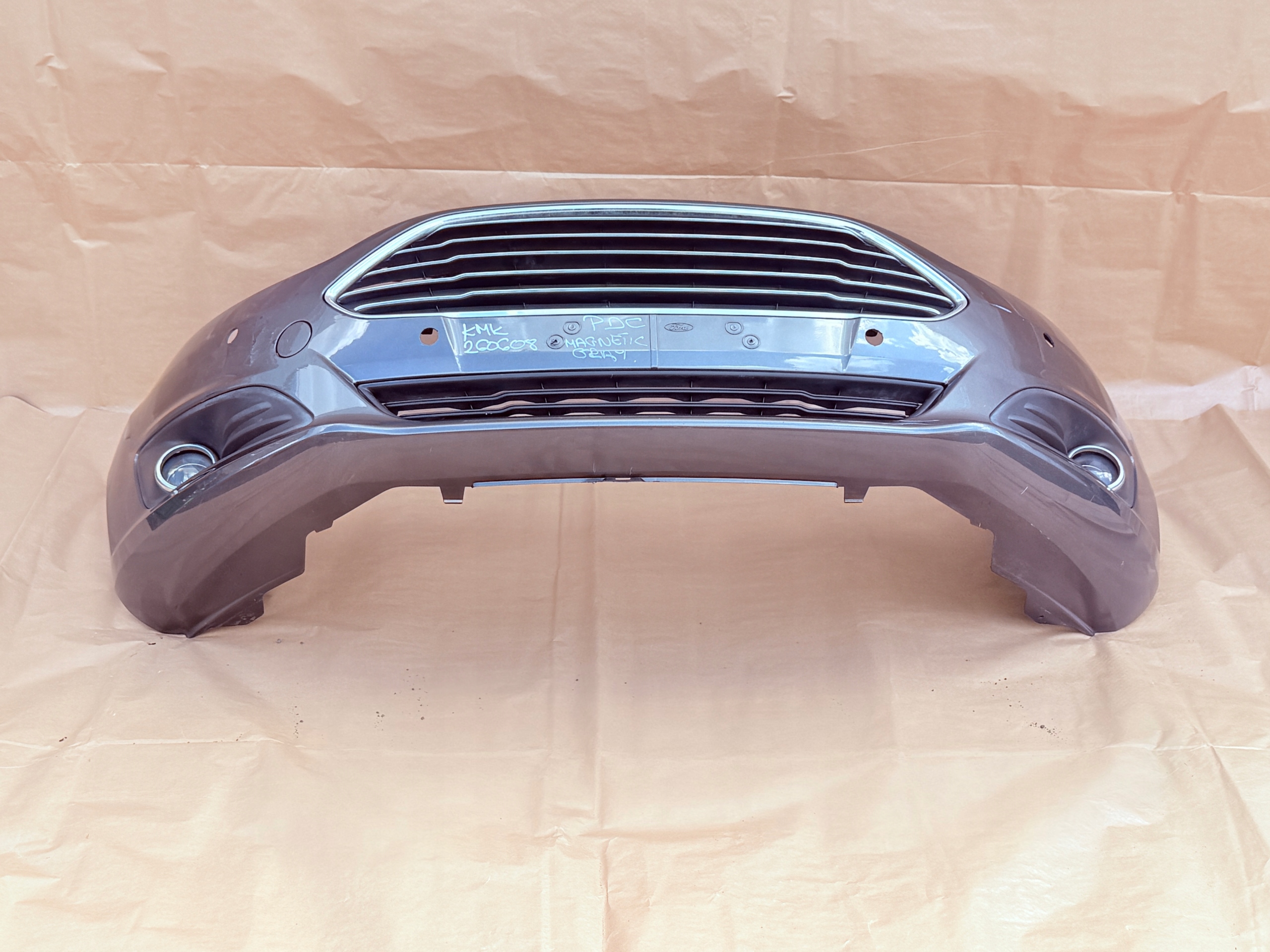 FORD FIESTA MK7 LIFT 2012-2017 bumper front MAGNETIC GRAY original