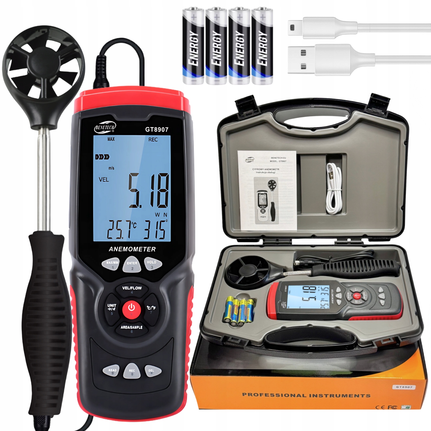 Anemometer, Vetromer, Merač Vetra Pre Klimatizáciu, Vonkajšie Vetranie