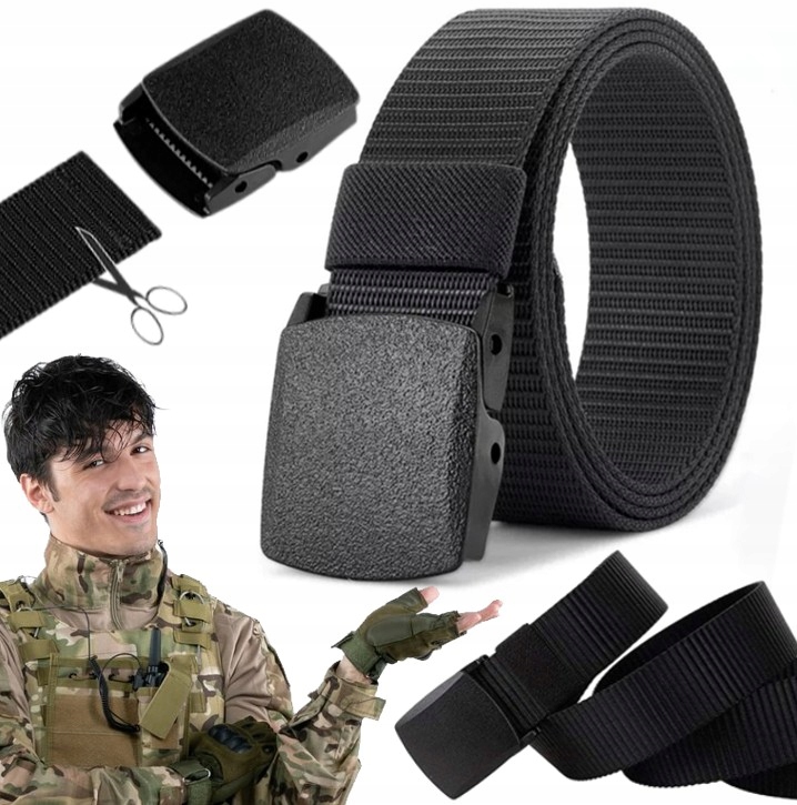 V2 Pas Wojskowy Pasek Militarny Survival Taktyczny Do Spodni Z Klamrą
