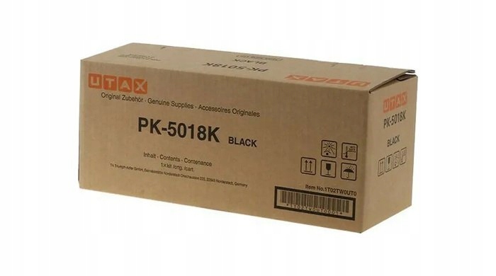 Originální černý toner Utax PC3562 PK-5018K, PK5018K (1T02TW0UT0,