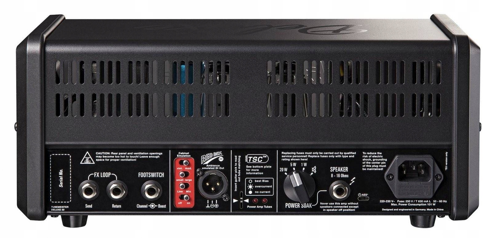 Hughes & Kettner TubeMeister Deluxe 20 Head Rodzaj head