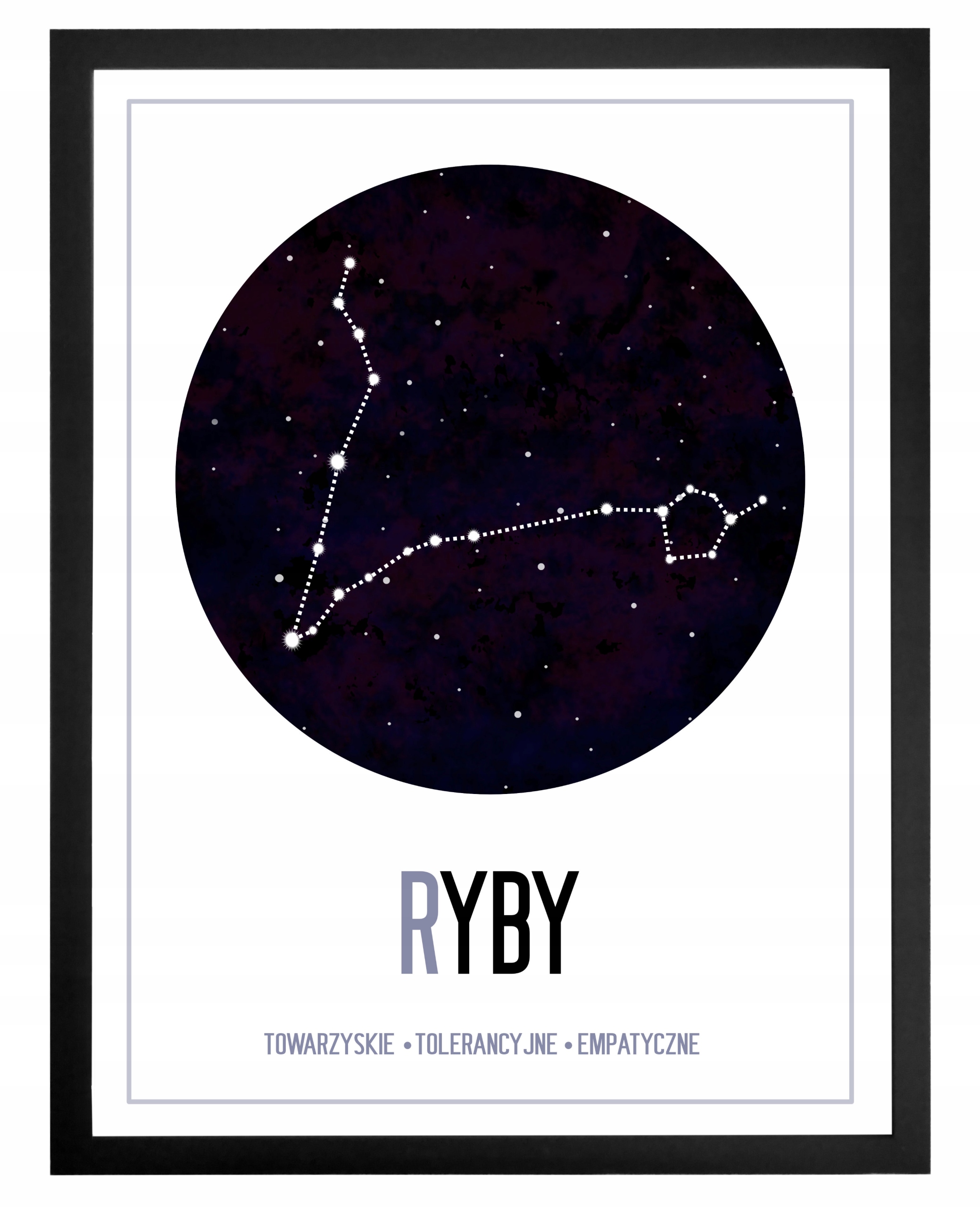 PLAKAT A3 ZNAKI ZODIAKU HOROSKOP RAMA PREZENT Marka inna