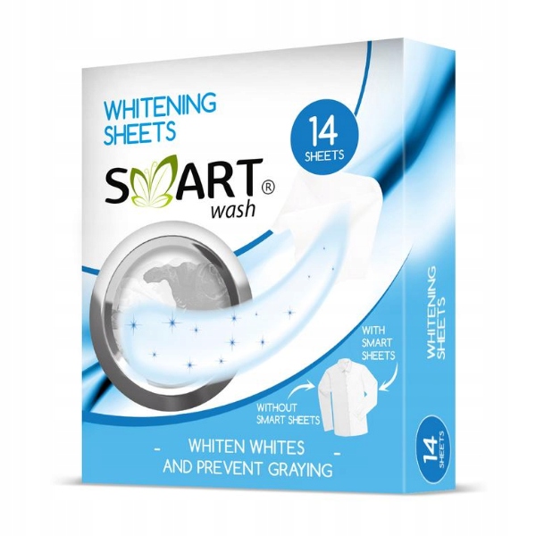

Smart Wash Chusteczki Wybielające do Prania 14 szt