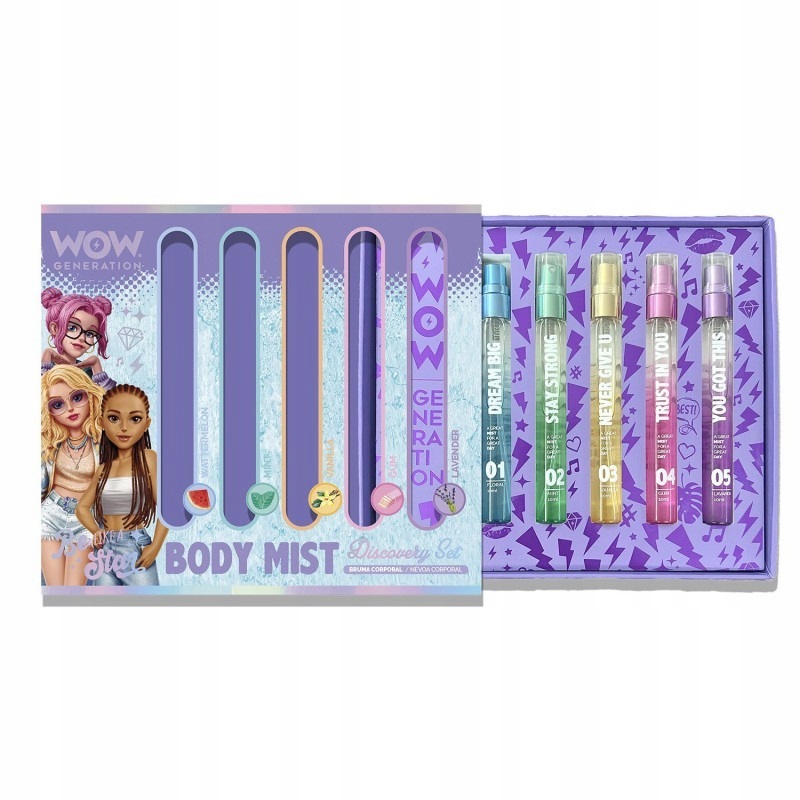 Wow Generation Sada tělových mlh 5 x 30 ml