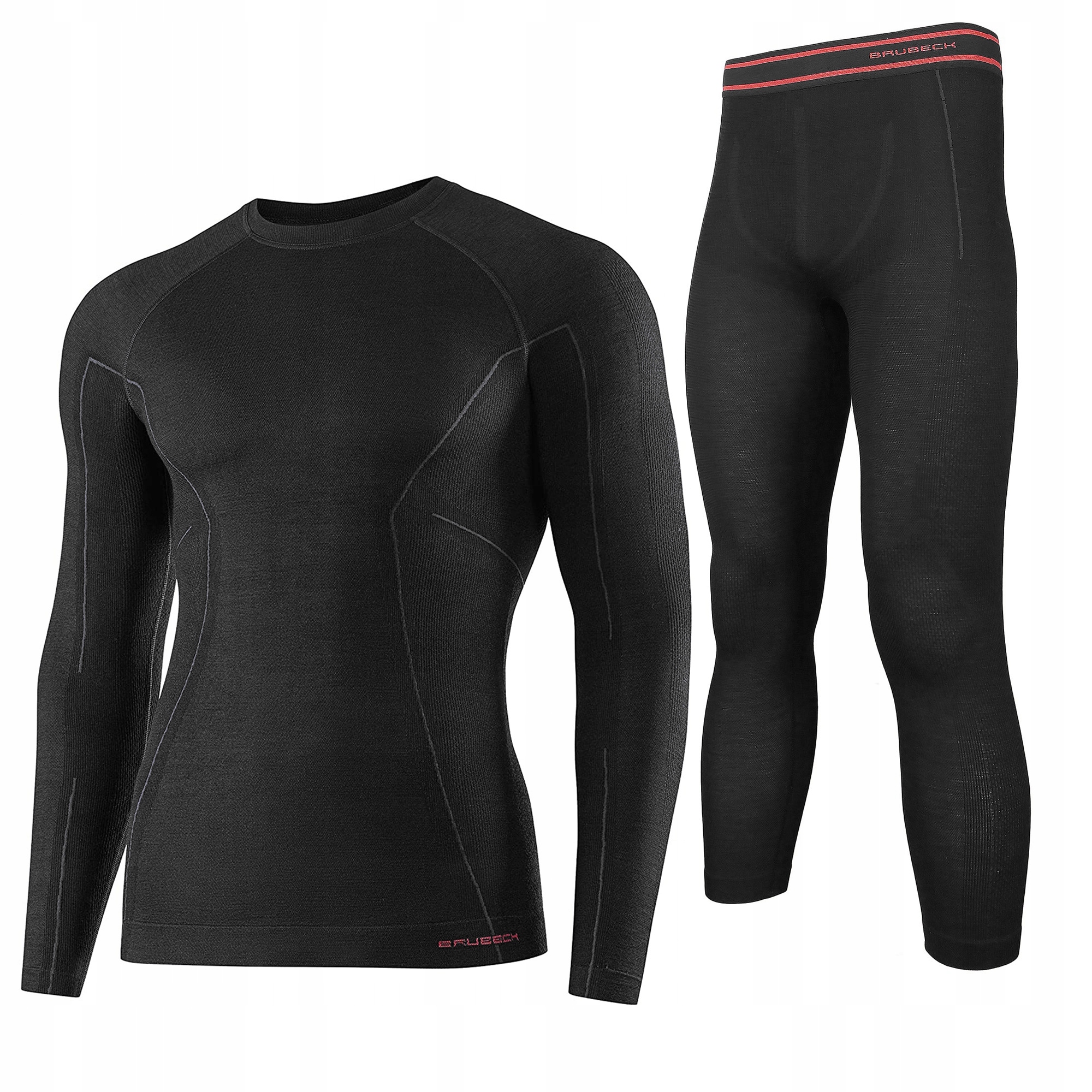 Męska Bielizna Termoaktywna Brubeck Active Wool Merino Komplet termiczna
