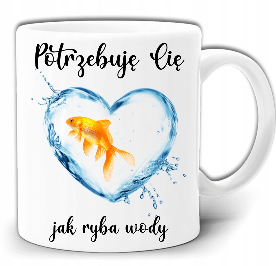 

Potrzebuję Cię Jak Ryba Wody Kubek +pudełko GW237