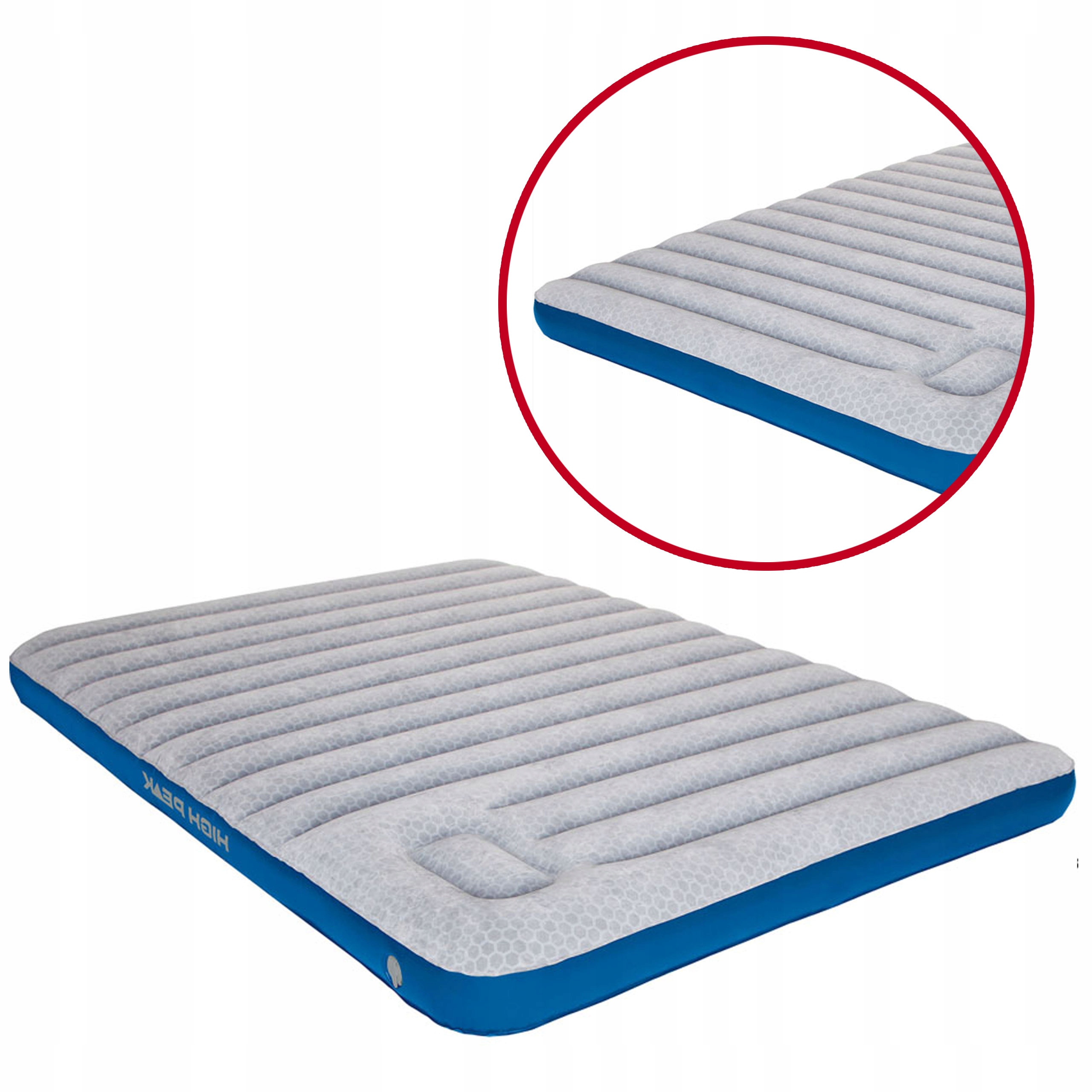 Dvoulůžková Matrace High Peak 210 x 140 x 20 cm v odstínech šedé