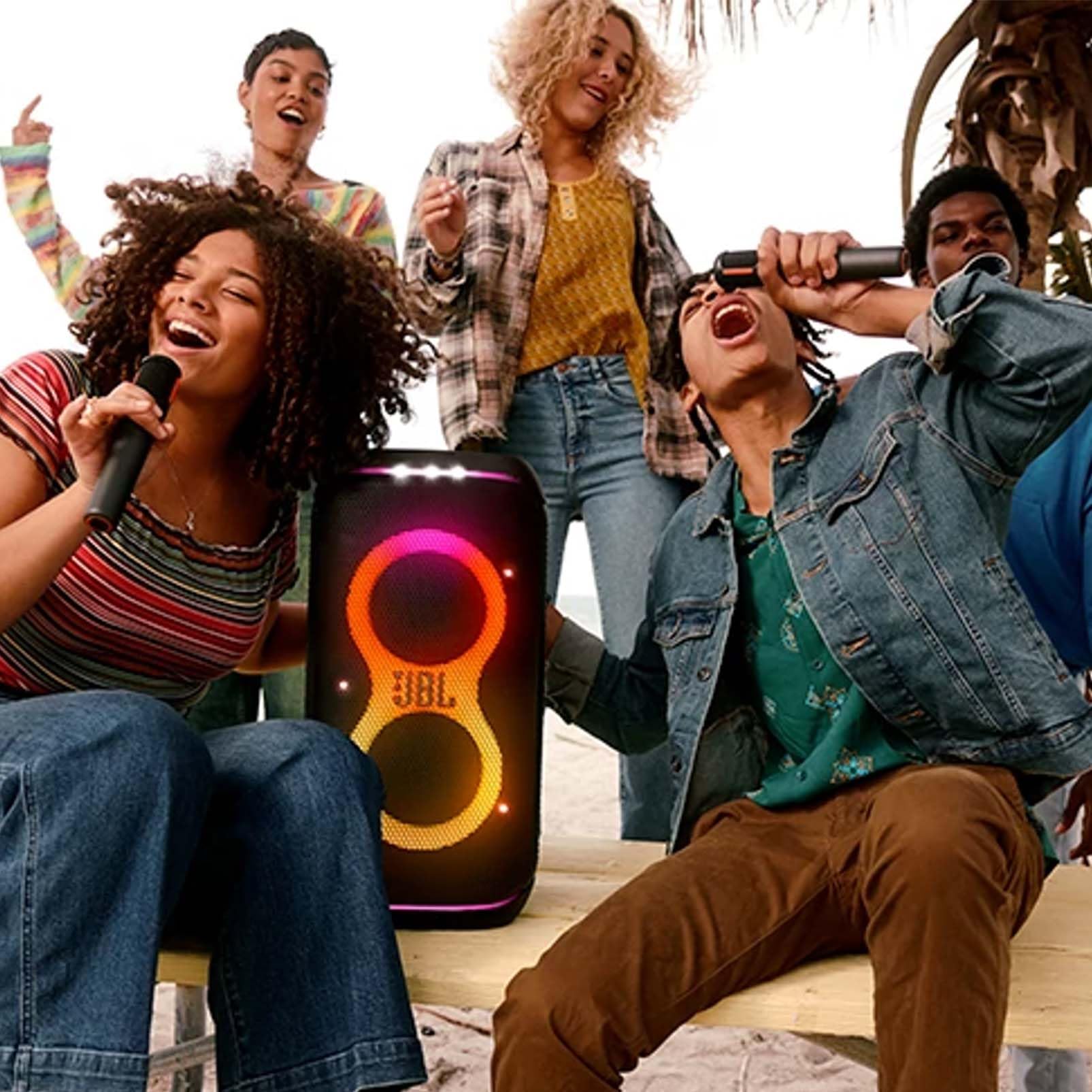 JBL PartyBox Zestaw Dwa Mikrofony Bezprzewodowe Karaoke Domowe — miniatura 6