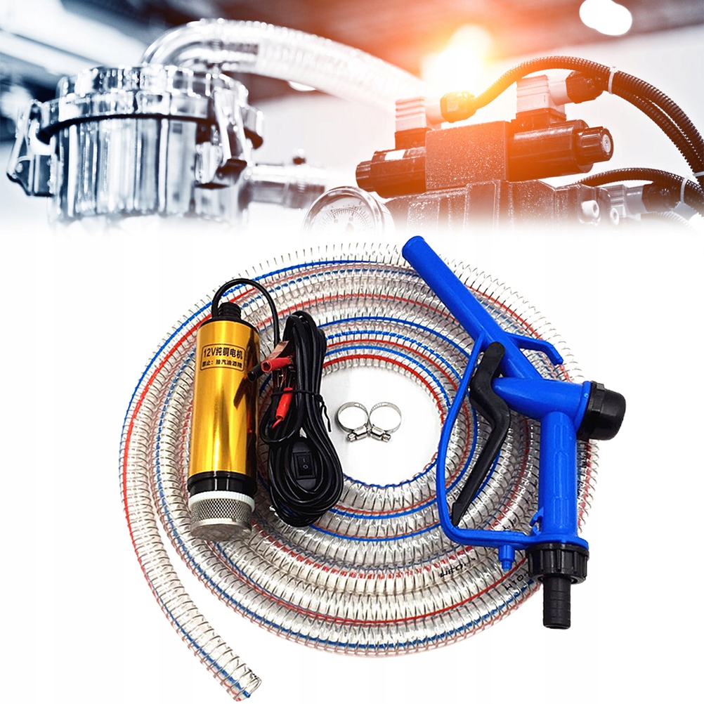 POMPA PALIWA DYSTRYBUTOR OLEJU 12V 60W 30 L/MIN Marka bez marki