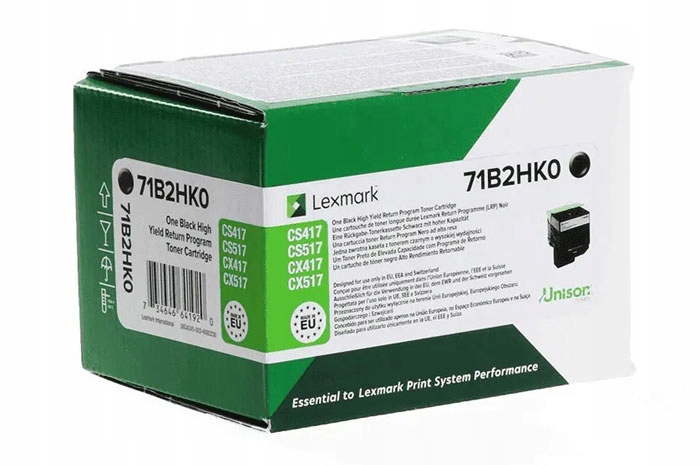 Toner Black Lexmark CS417, CS517, CX417, CX517 (71B2HK0)