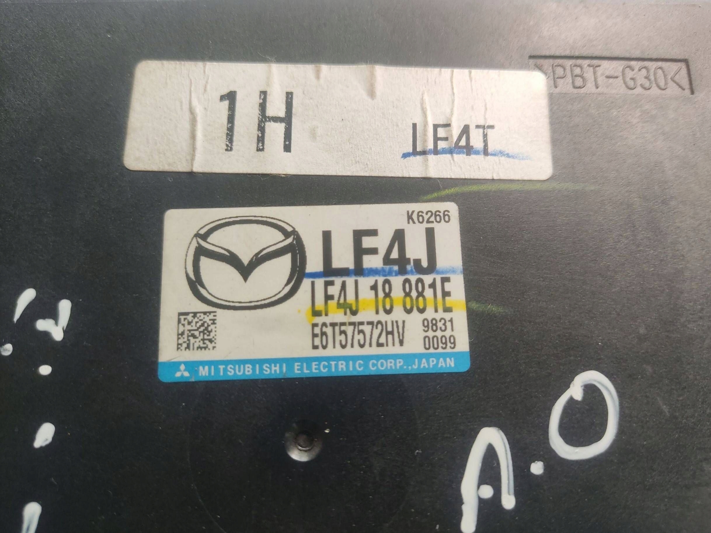 control unit of the engine Mazda 6 2009 2.0B