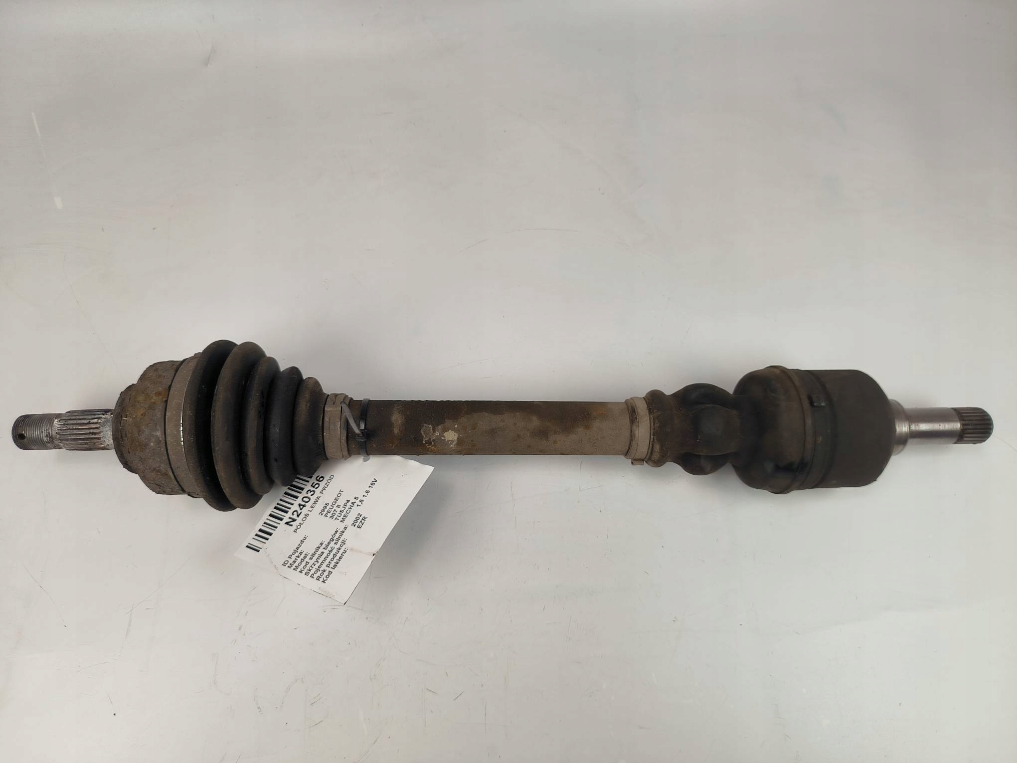 semi-axis left front PEUGEOT 307 II