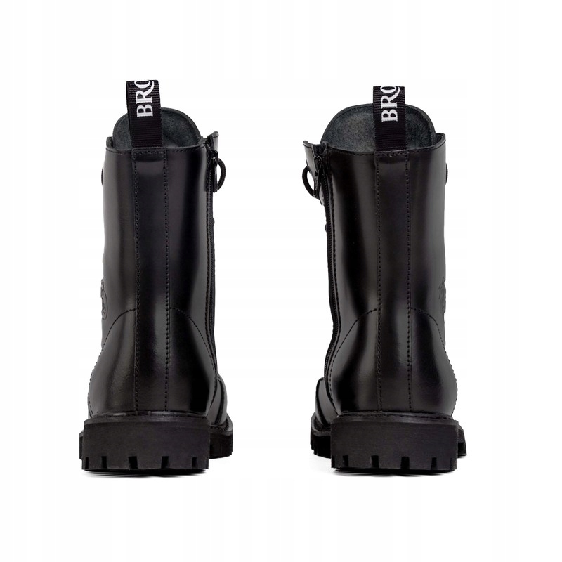 BUTY SKÓRZANE BROGER MONTANA BLACK R.40 Rozmiar 40