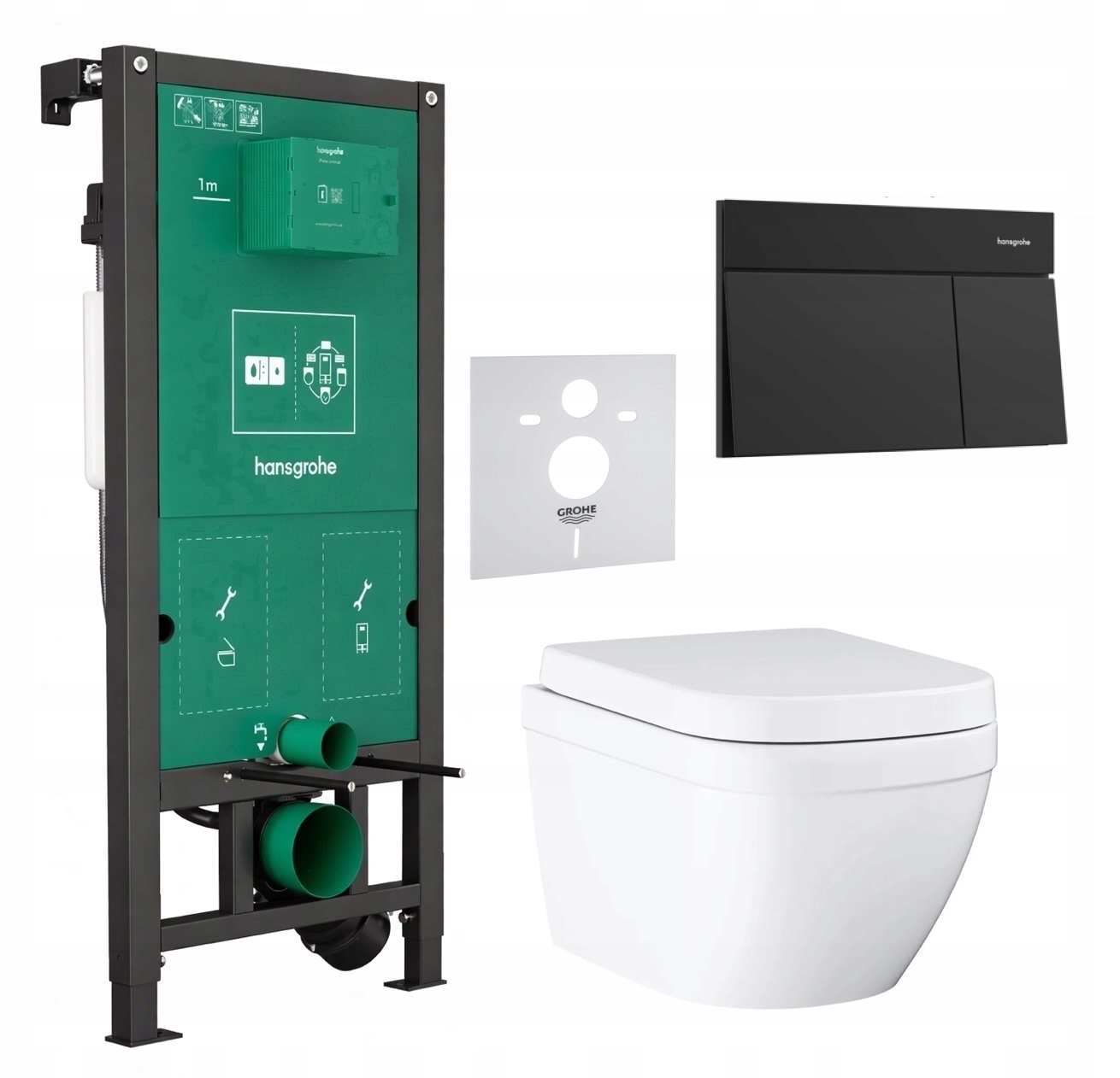 7v1 Wc Sada Stelaz Hansgrohe Iframe Wc Miska Grohe Tornado Tlačidlo