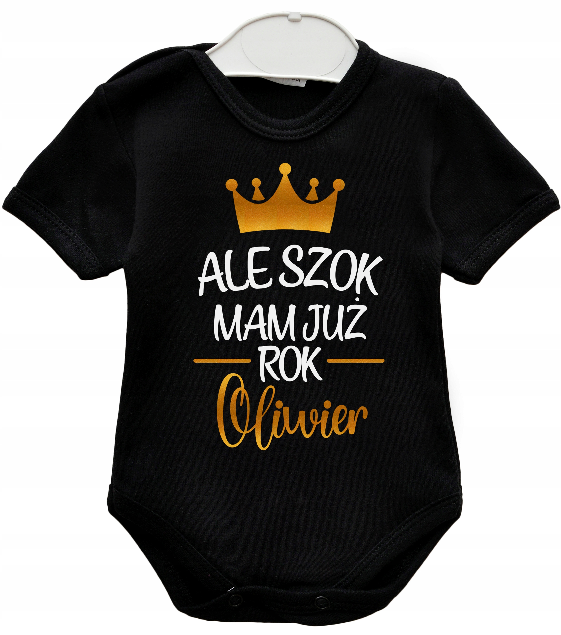 

Body z nadrukiem Ale szok mam już rok Imię r. 86