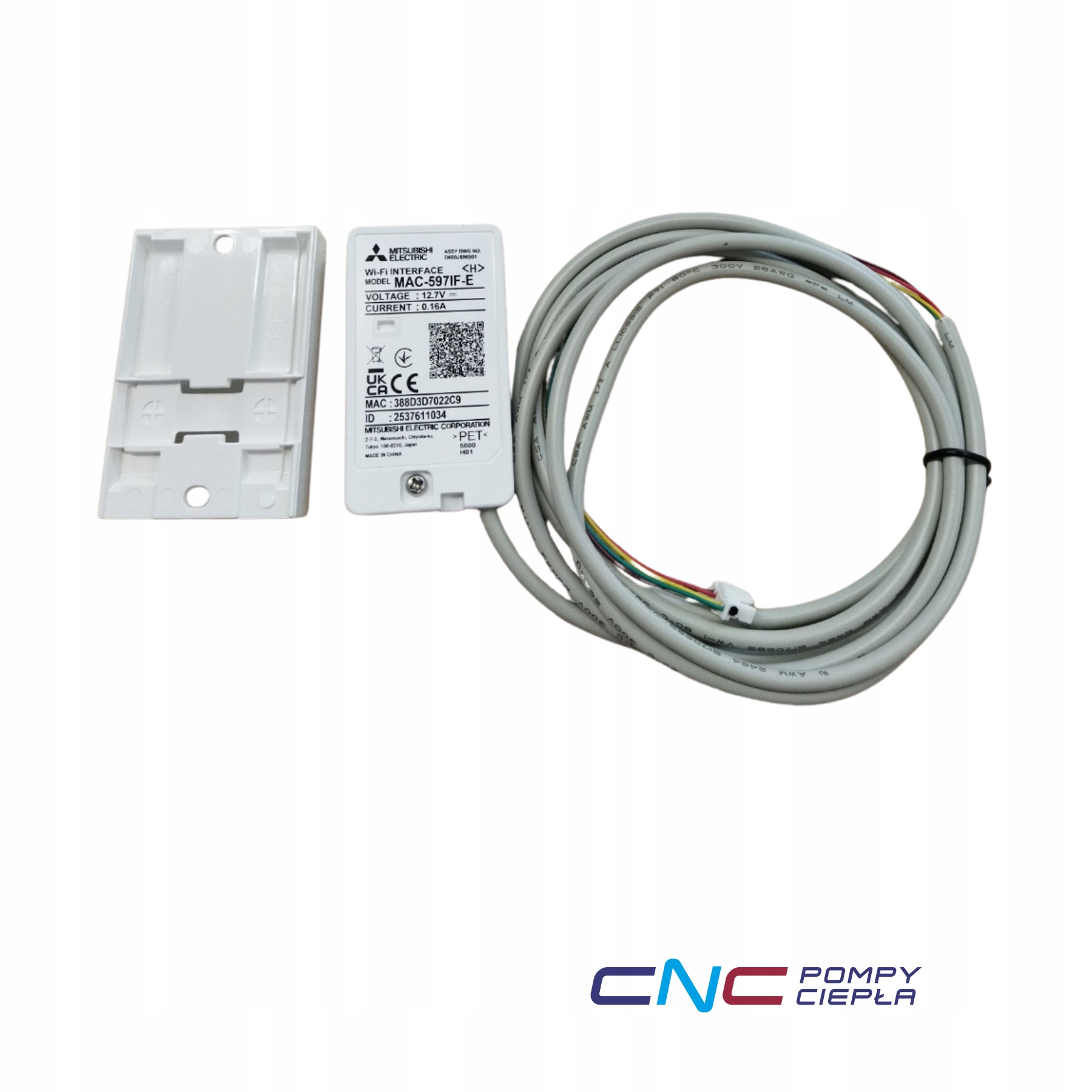Mitsubishi MAC-597IF-E1 modul WiFi MELCloud tepelných čerpadiel klimatizačných jednotiek