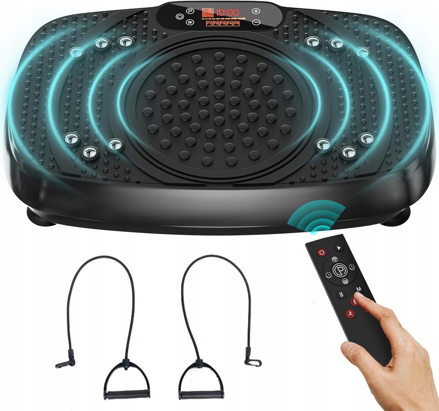Vibrační Platforma Vibrační Tréninkový Masážní Přístroj S Dálkovým Ovládáním A 5 Vibracemi