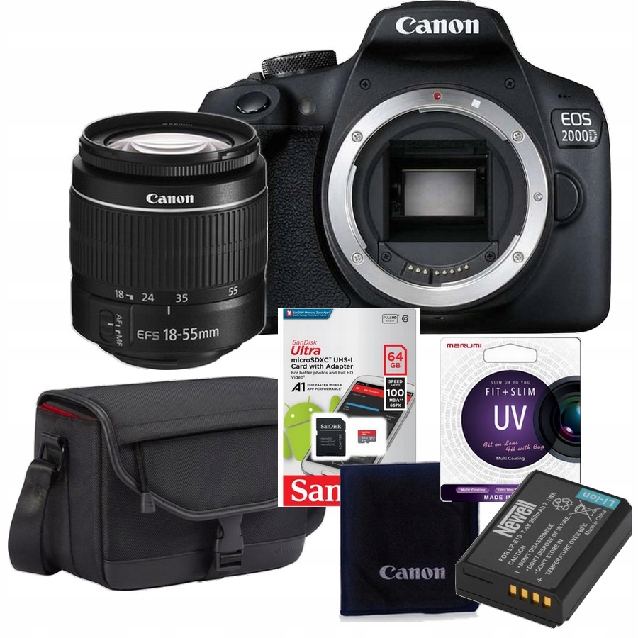 Canon 2000D 18-55 DC III Sada XL