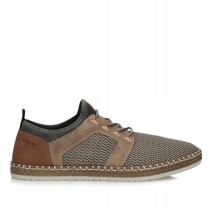 Pánské polobotky Rieker B5252-66 béžové, nazouvací