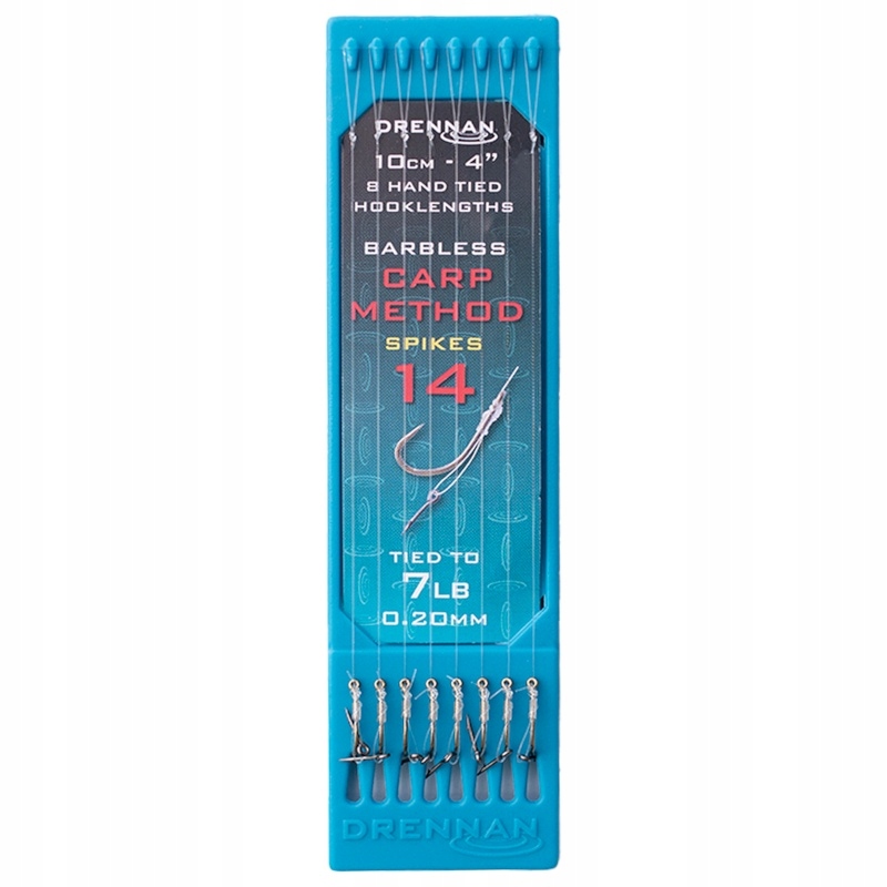 Przypony Drennan Plate Carp Method 4" 10cm Spike 14 Barbless