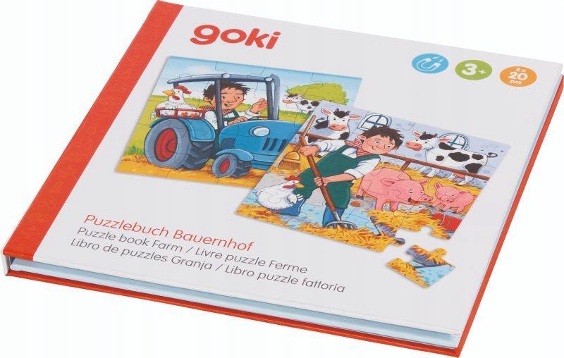 

Książka z puzzlami Farma Goki