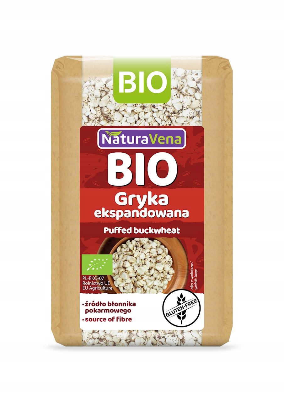 Levně 5X Expandovaná bezlepková pohanka Bio 80 g Naturavena