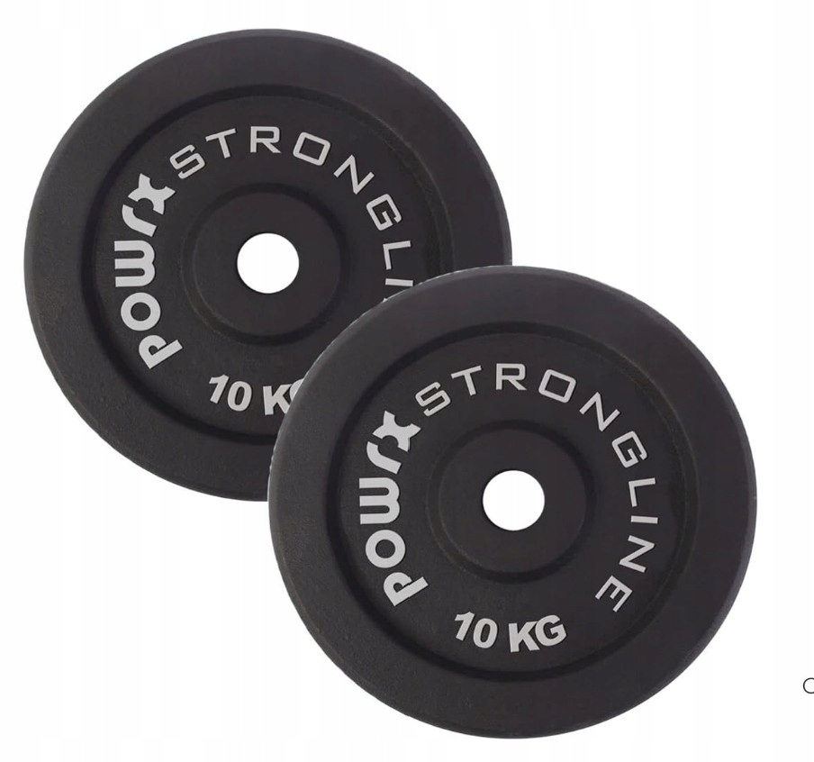 Obciążenia Żeliwne Talerze Na Gryf Sztangę Do Treningu Siłowego 2x10 kg