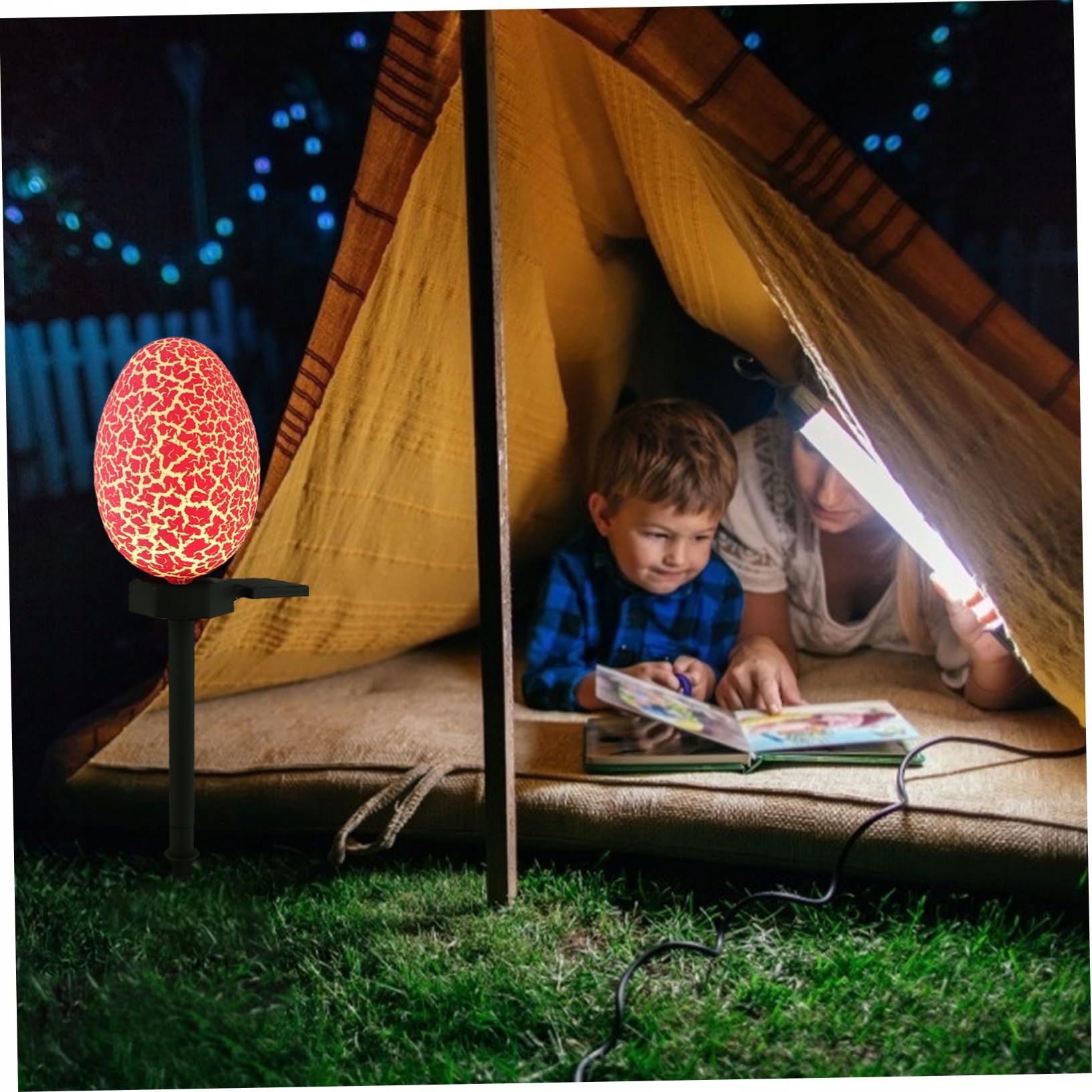 KISANGEL Lampa Solarna Ogrodowa Dekoracja Wielkanocna — miniatura 5