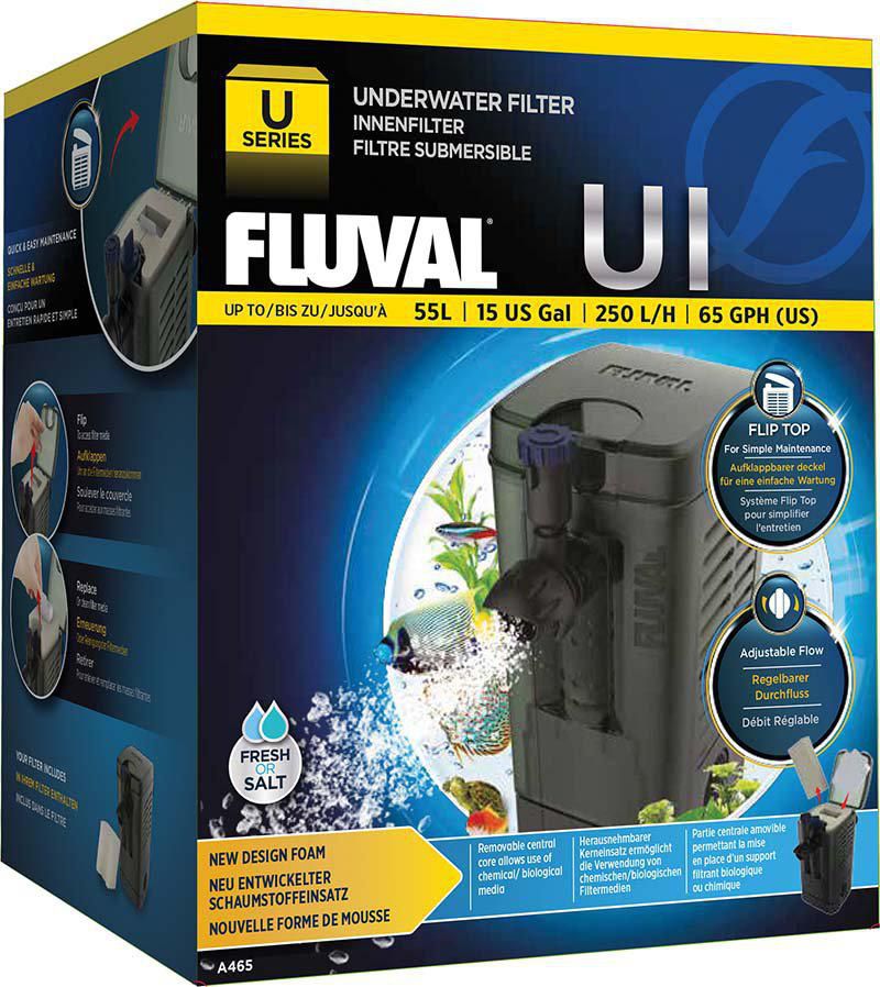 Levně Fluval Vnitřní Filtr U1 200L/H Pro Akvárií <55L (126.2465)