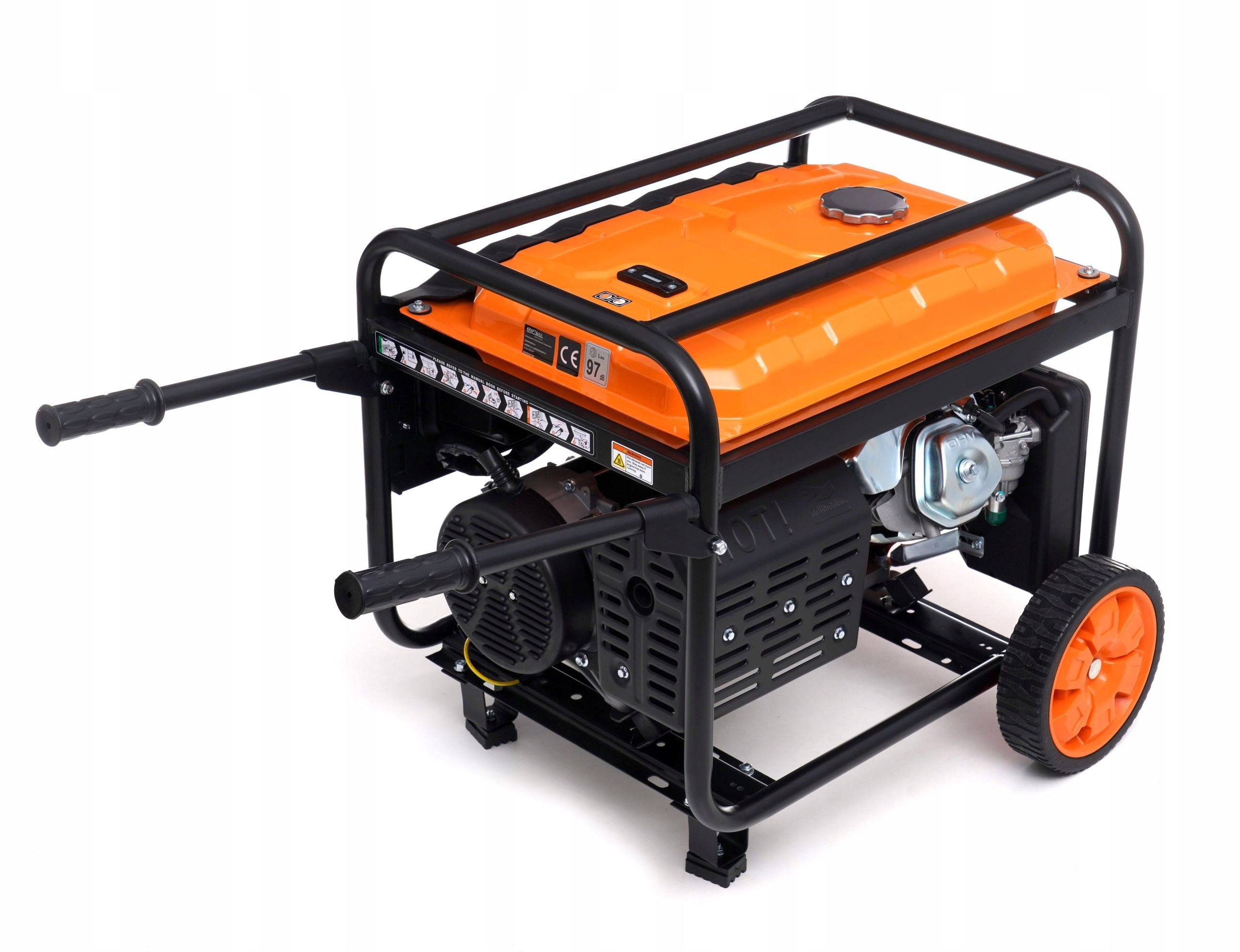 AGREGAT PRĄDOTWÓRCZY GENERATOR PRĄDU 6500W 9,5KM Rozruch elektryczny ręczny