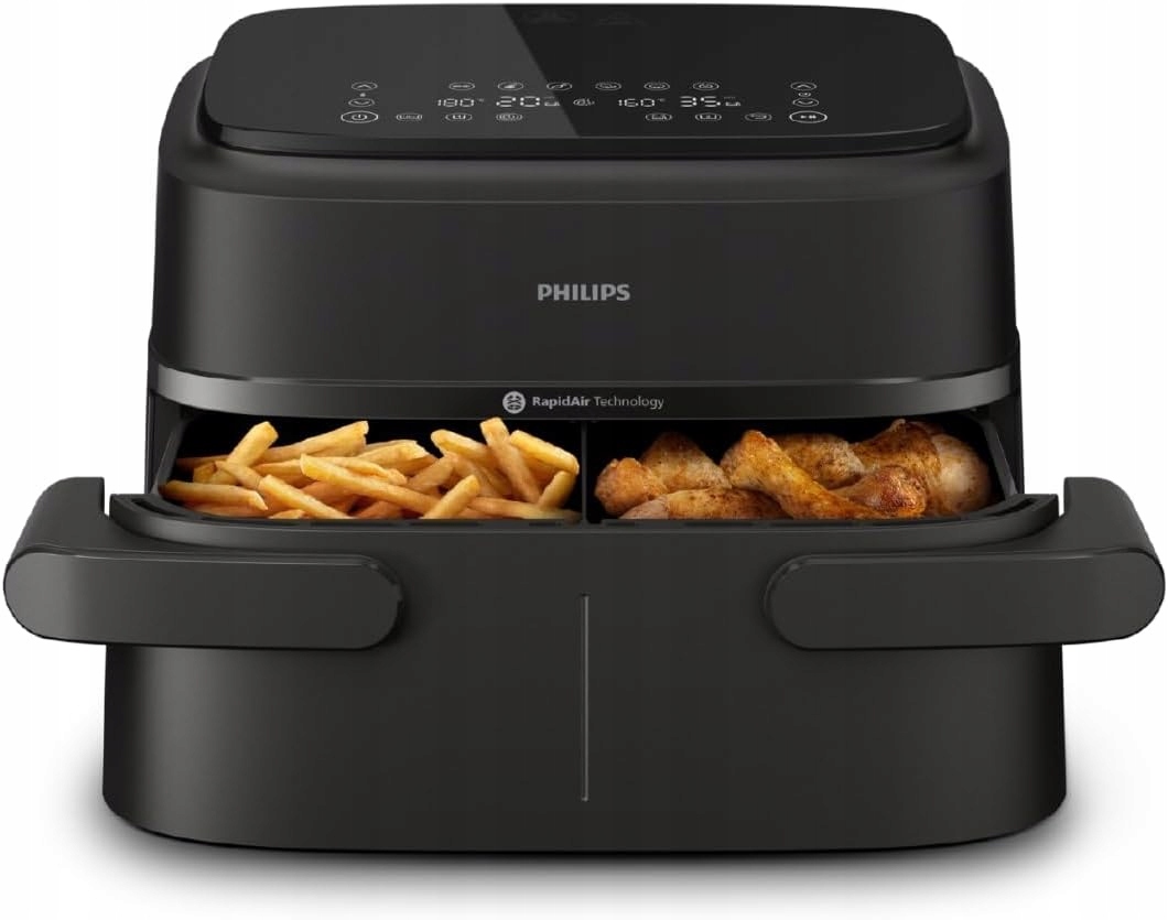 Philips Podwójna Frytkownica airfryer RapidAir 7,1l Dual Basket NA154/00