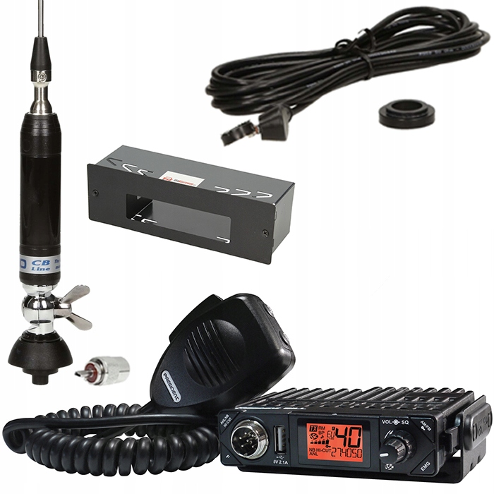CB RADIO TIR BUS PRESIDENT BILL 12V ANTENA A6P Z0O
