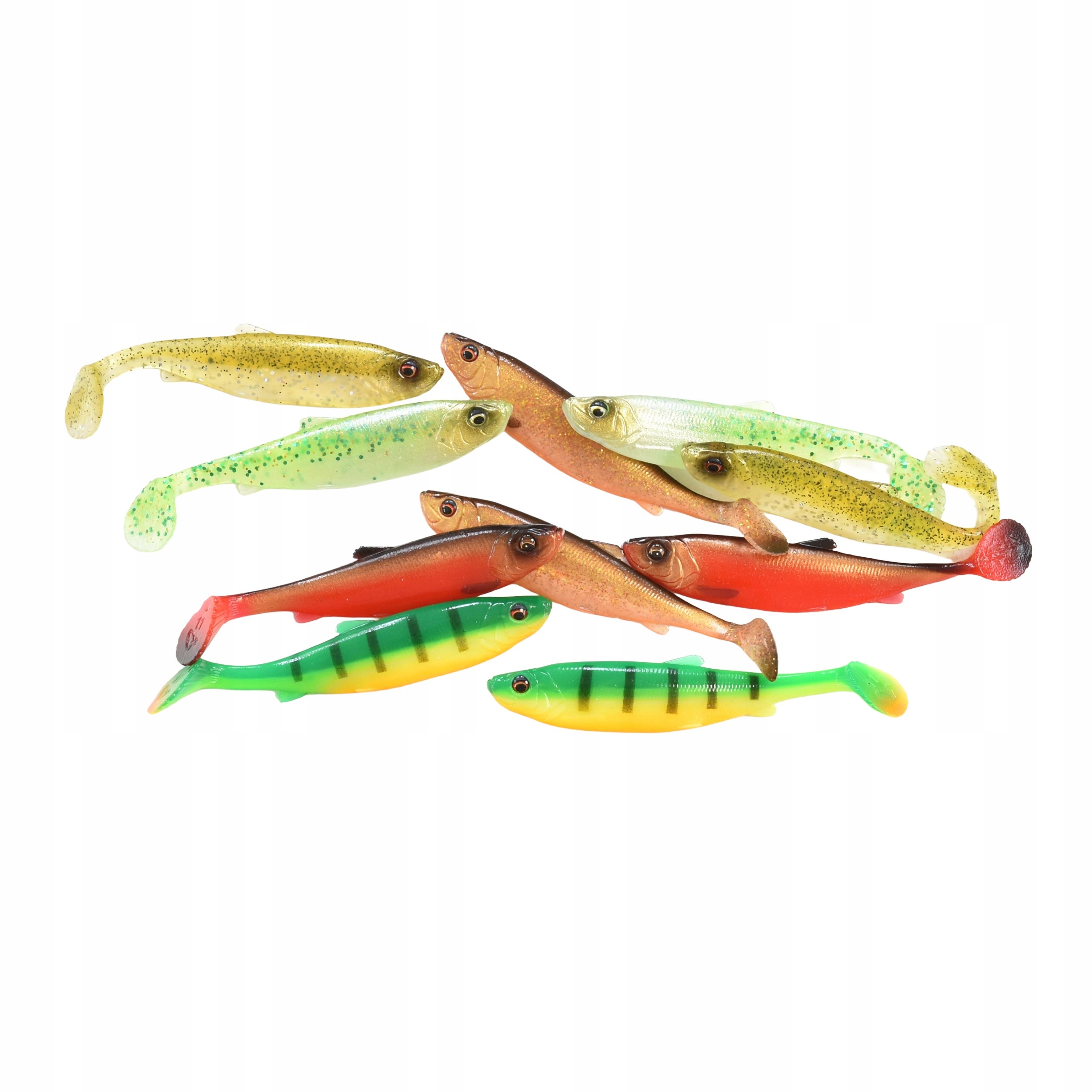 Zestaw przynęt S.g. 3D Herring Shad 13cm 10sztuk mix kolorów