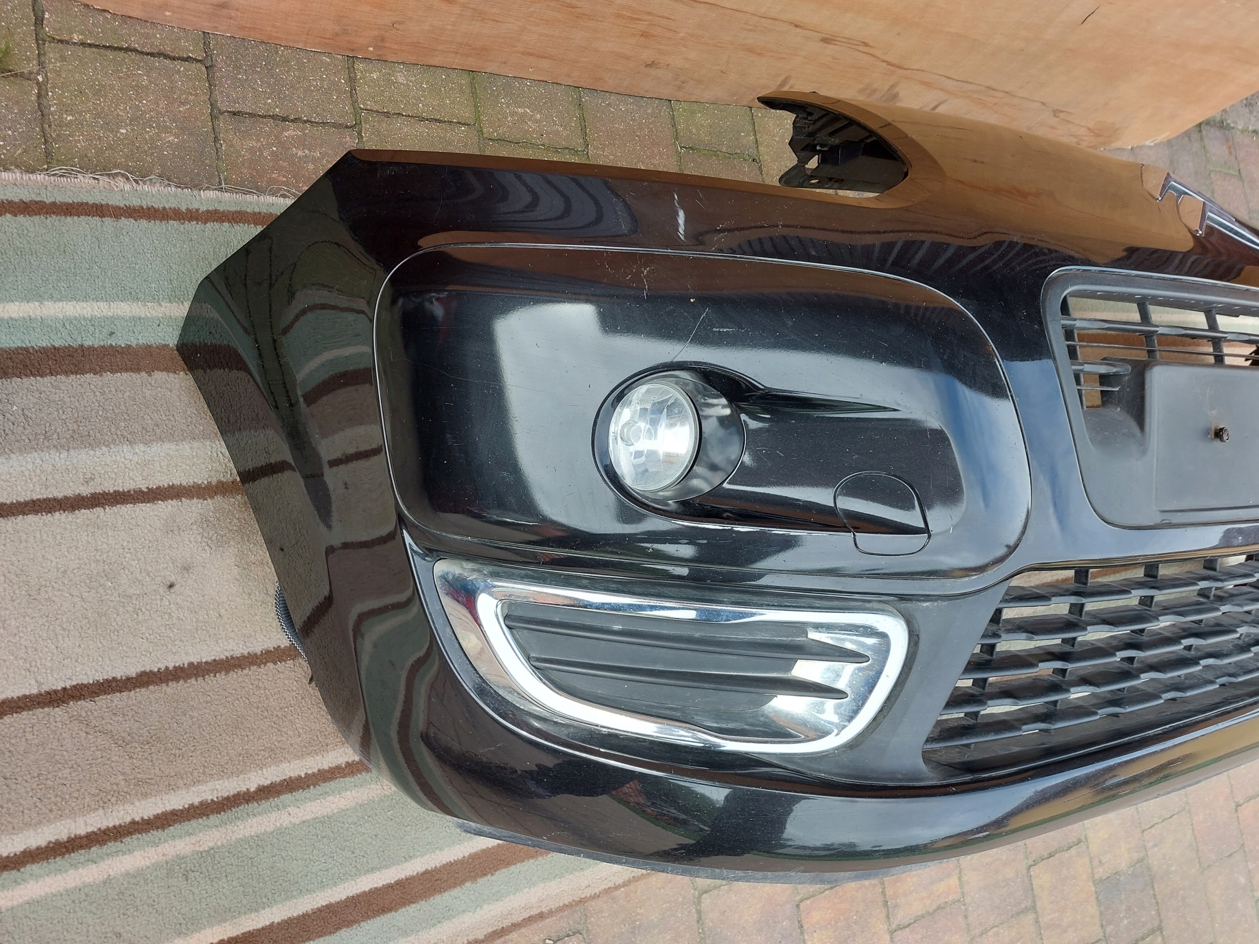 bumper front CITROEN C3 PICASSO 08-12r black