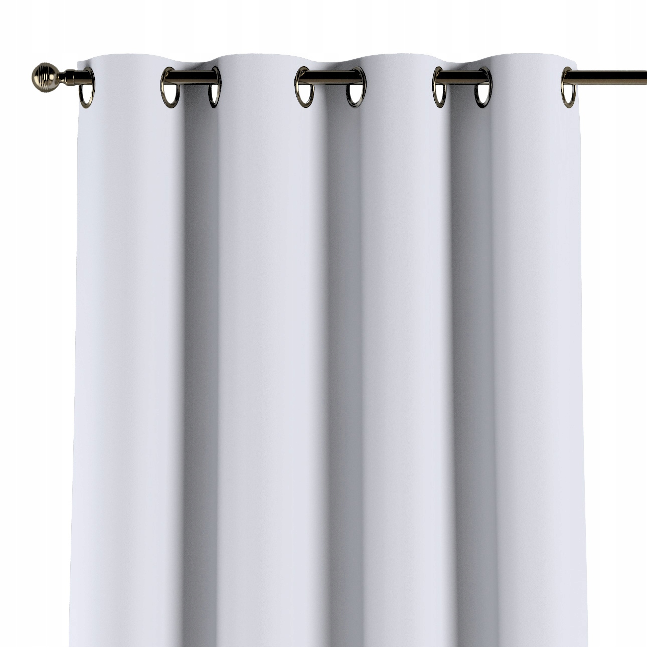 Záves na kolieskach 1 ks 130x245 cm biely