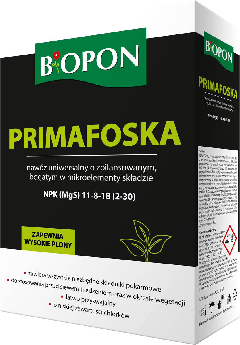 

Nawóz uniwersalny Primafoska 1kg Biopon granulat