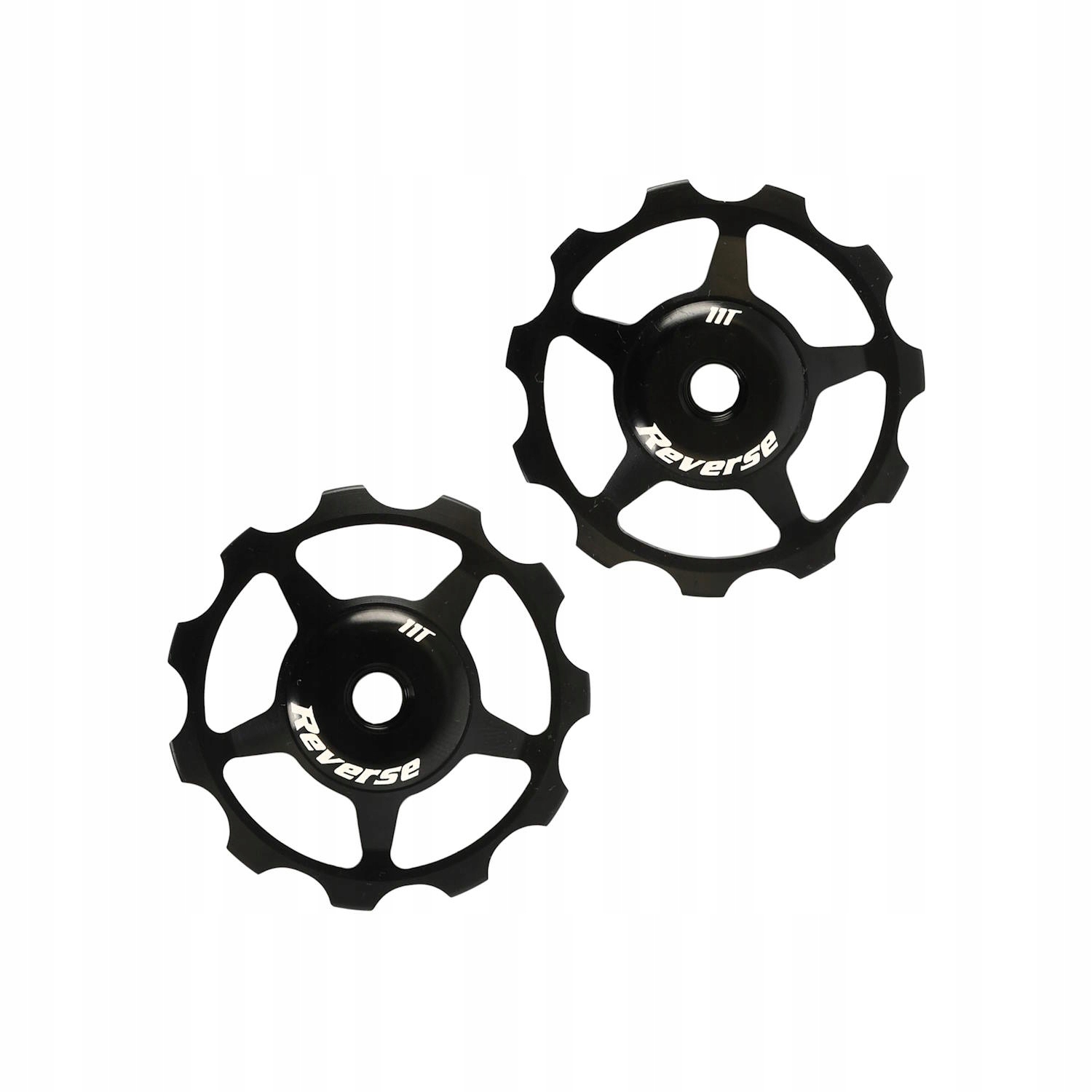 Sada hliníkových koleček pro napínák Reverse Colab Chain Tensioner černá