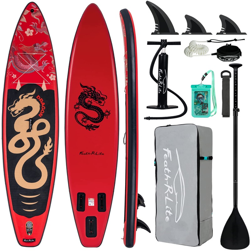 Funwater Deska Sup Pompowana Paddleboard Zestaw Pompka Torba 350CM 180KG Pl