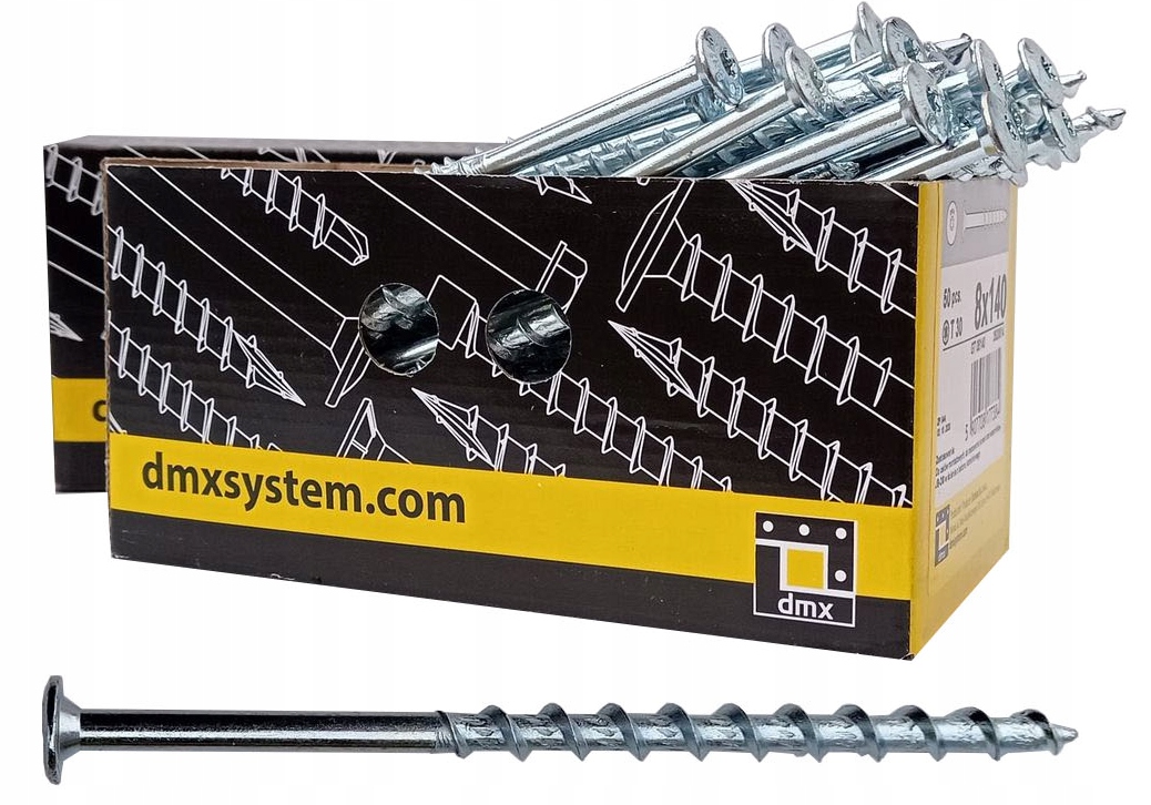 

Wkręty Do Gazobetonu 8x140 Torx Łeb Talerz 50szt