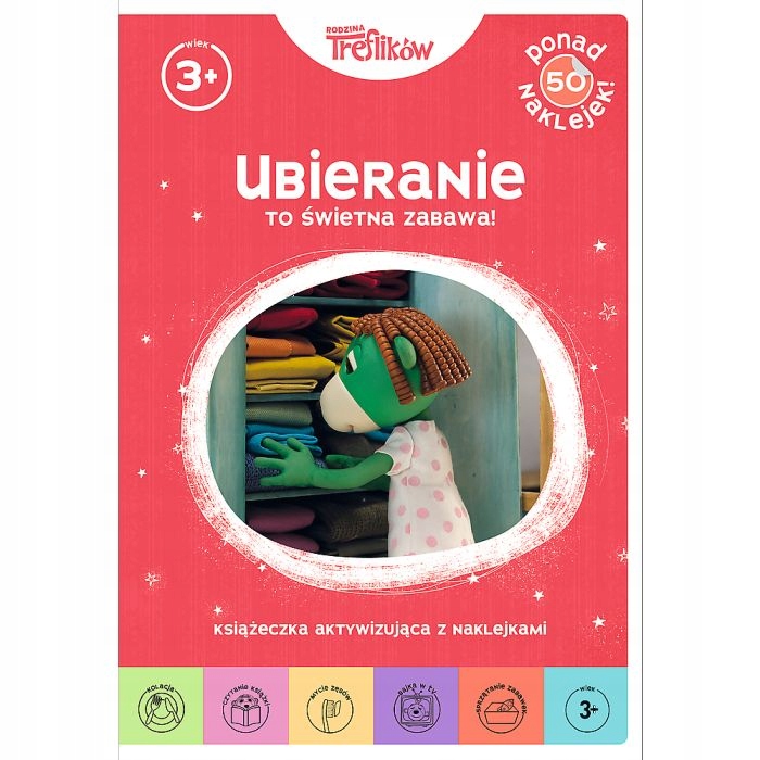 Ubieranie to świetna zabawa - Rodzina Treflików - Trefl 3+