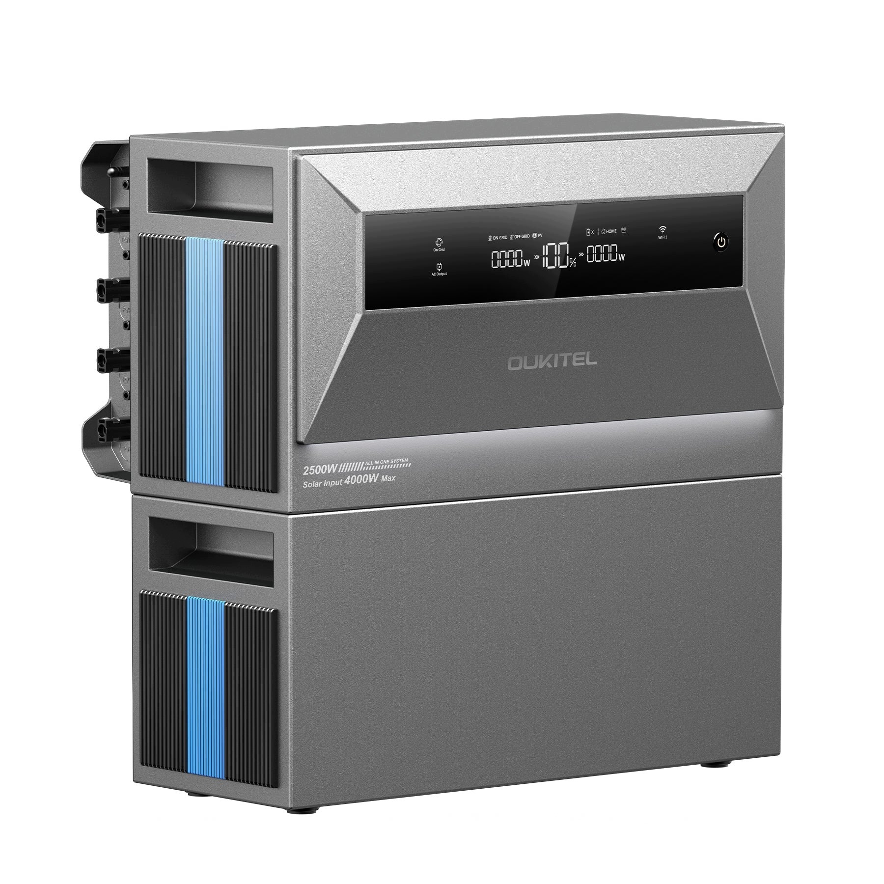 Oukitel EP2500+EP2000 2500W 4096Wh Balkonový zásobník energie, napájecí zdroj