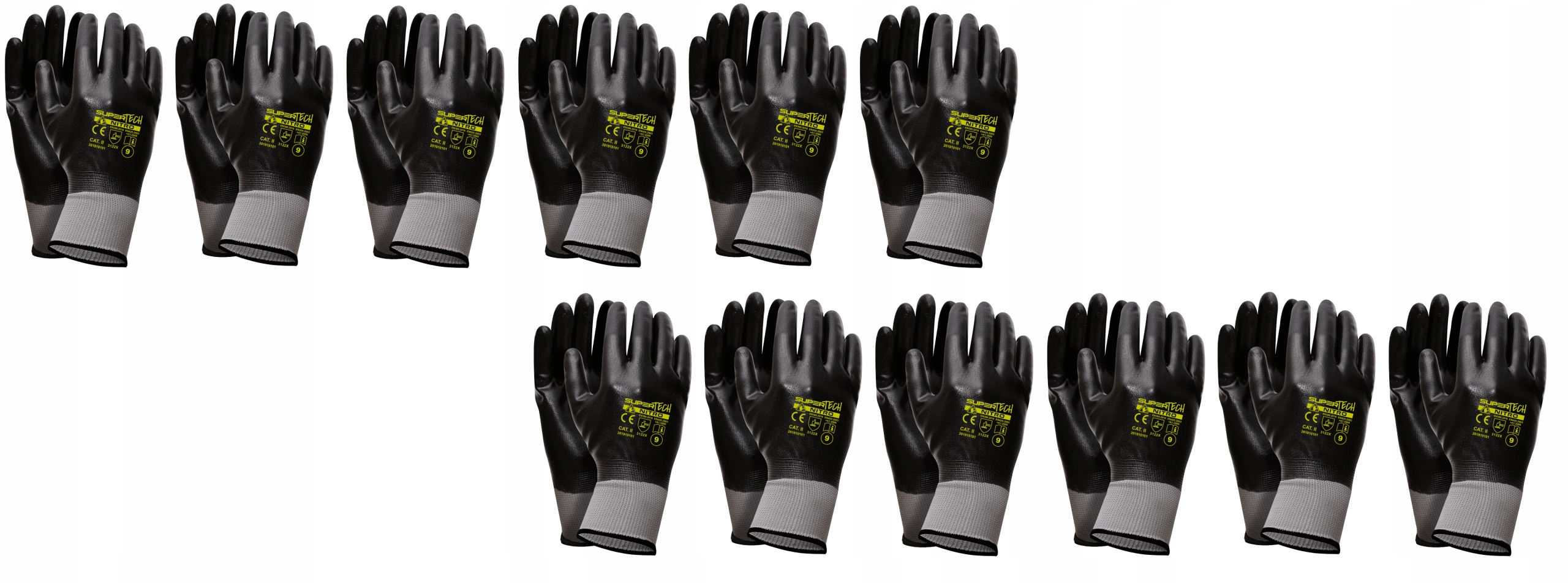 

Zestaw Rękawice robocze ochronne odporne na smary