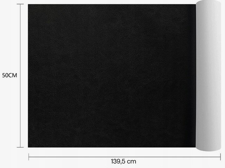 SAMOPRZYLEPNA EKO SKÓRA SKAJ TAPICERSKI ŁATY CZARN Marka Inna