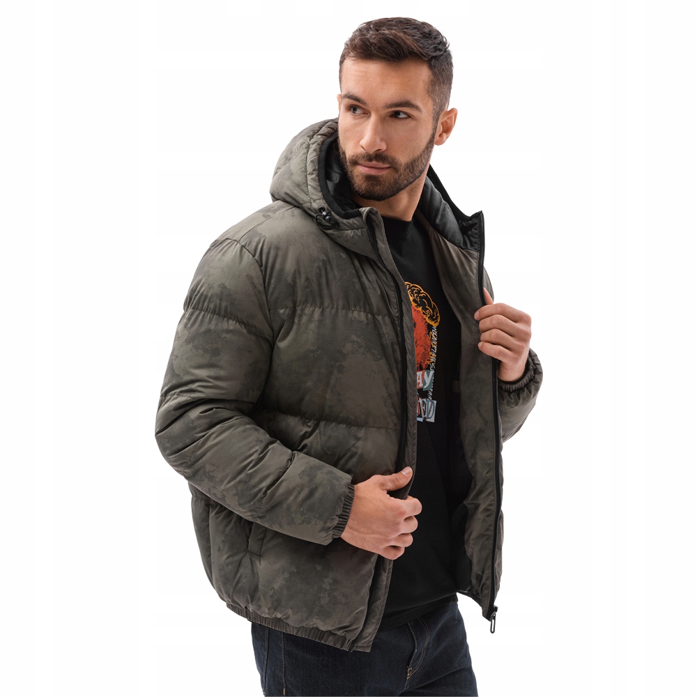 

Kurtka męska ocieplana C529 khaki L