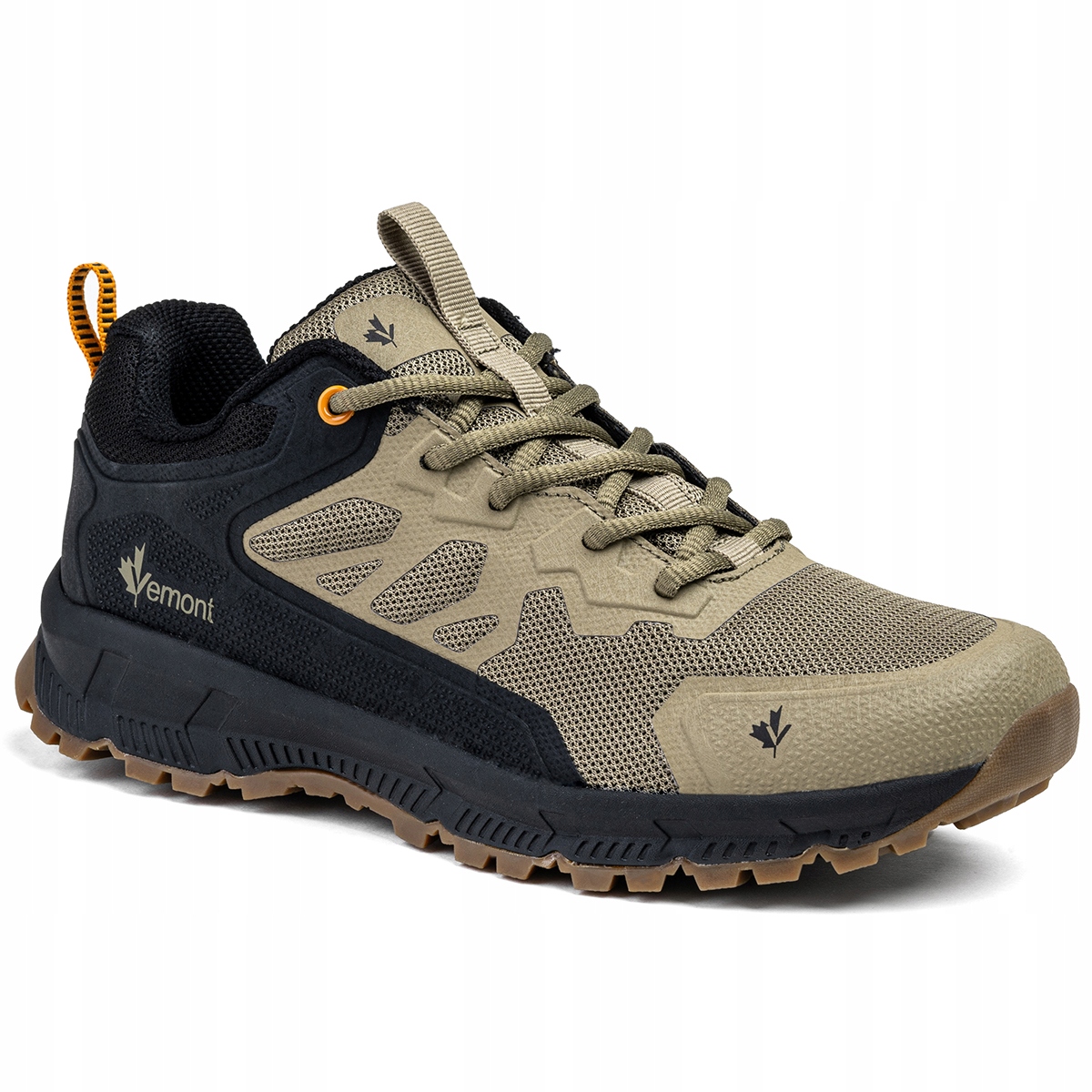 Buty trekkingowe turystyczne Wodoodporne górskie Mocne khaki Vemont 39